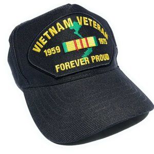 VTG VIETNAM HAT "FOREVER PROUD"  VETERAN 1959 1975